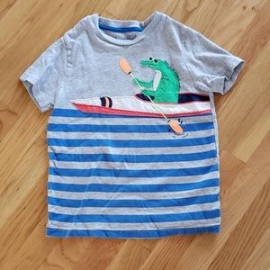 Mini boden applique tshirt 7-8y